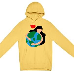 Mother Nature Earth Day Save Our Planet Premium Pullover Hoodie