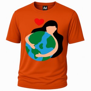 Mother Nature Earth Day Save Our Planet Cooling Performance Crew T-Shirt