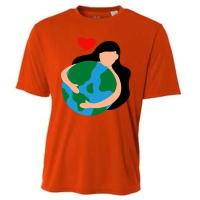 Mother Nature Earth Day Save Our Planet Cooling Performance Crew T-Shirt