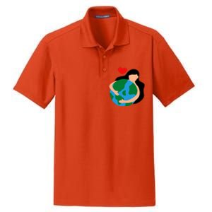 Mother Nature Earth Day Save Our Planet Dry Zone Grid Polo