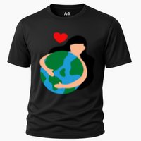 Mother Nature Earth Day Save Our Planet Cooling Performance Crew T-Shirt