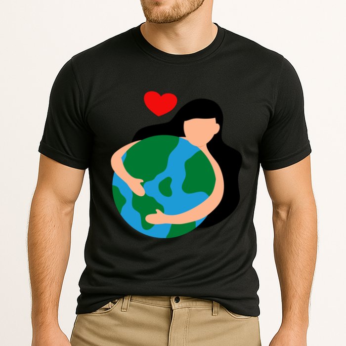 Mother Nature Earth Day Save Our Planet Cooling Performance Crew T-Shirt