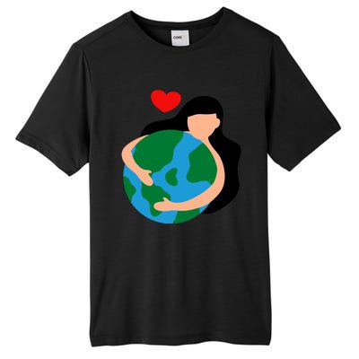 Mother Nature Earth Day Save Our Planet Tall Fusion ChromaSoft Performance T-Shirt