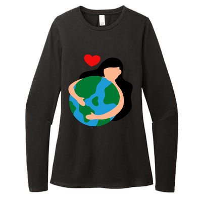 Mother Nature Earth Day Save Our Planet Womens CVC Long Sleeve Shirt