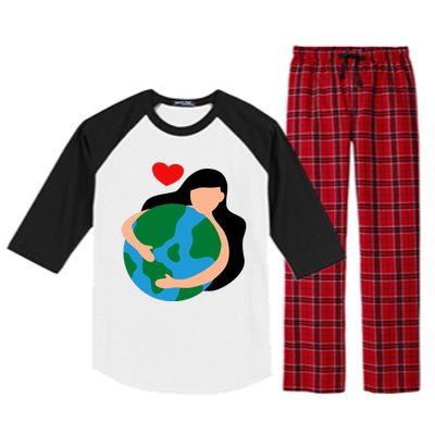 Mother Nature Earth Day Save Our Planet Raglan Sleeve Pajama Set