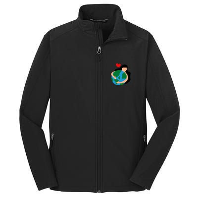 Mother Nature Earth Day Save Our Planet Core Soft Shell Jacket