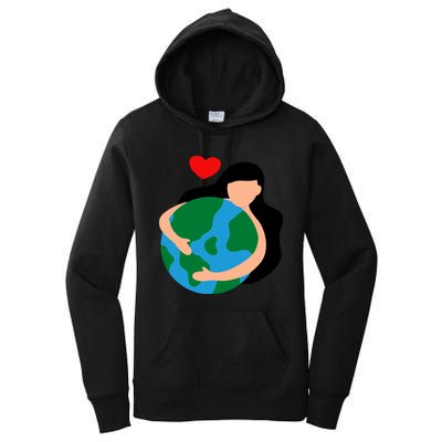 Mother Nature Earth Day Save Our Planet Women's Pullover Hoodie