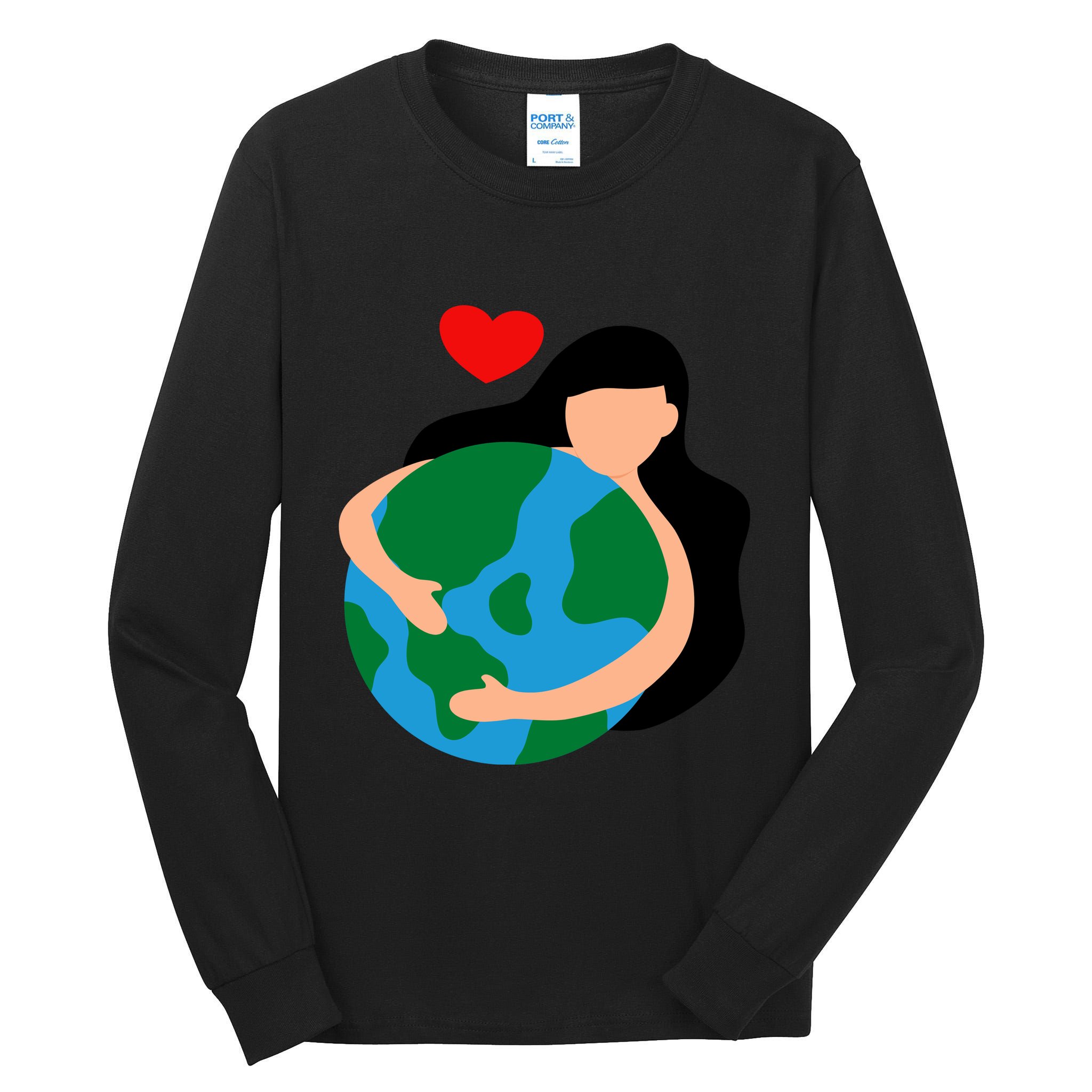 Mother Nature Earth Day Save Our Planet Tall Long Sleeve T-Shirt