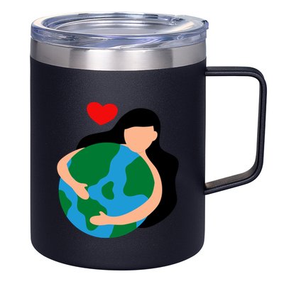 Mother Nature Earth Day Save Our Planet 12oz Stainless Steel Coffee Mug