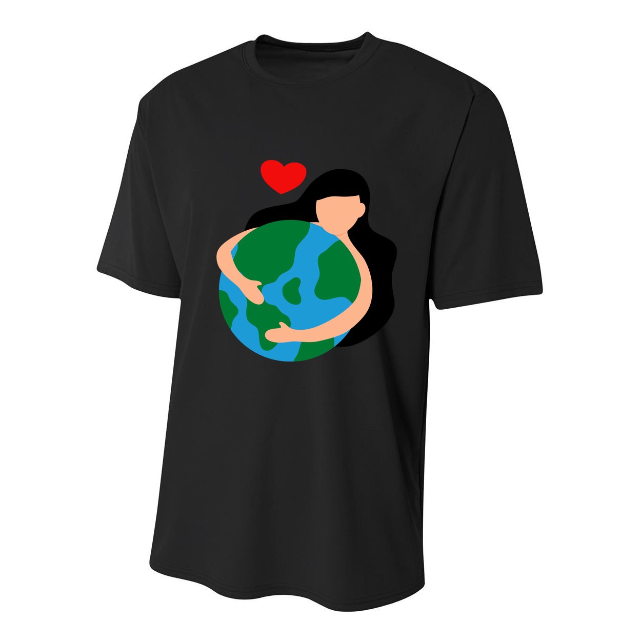 Mother Nature Earth Day Save Our Planet Youth Performance Sprint T-Shirt