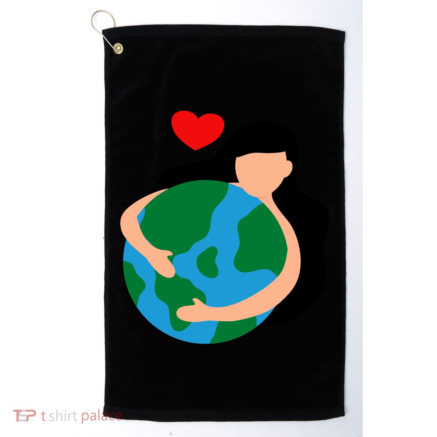 Mother Nature Earth Day Save Our Planet Golf Towel
