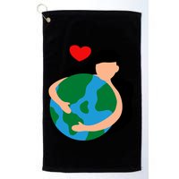 Mother Nature Earth Day Save Our Planet Golf Towel