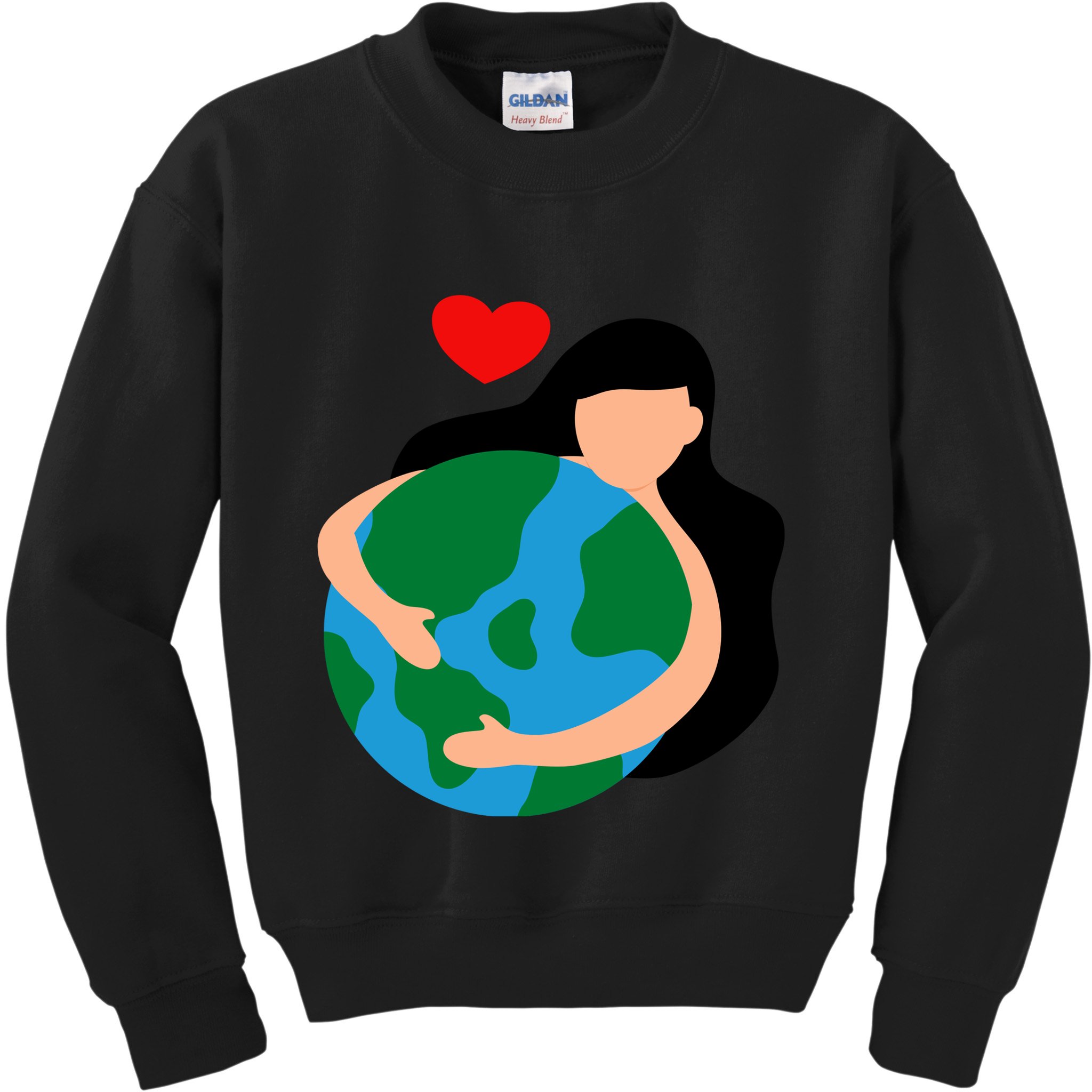 Mother Nature Earth Day Save Our Planet Kids Sweatshirt