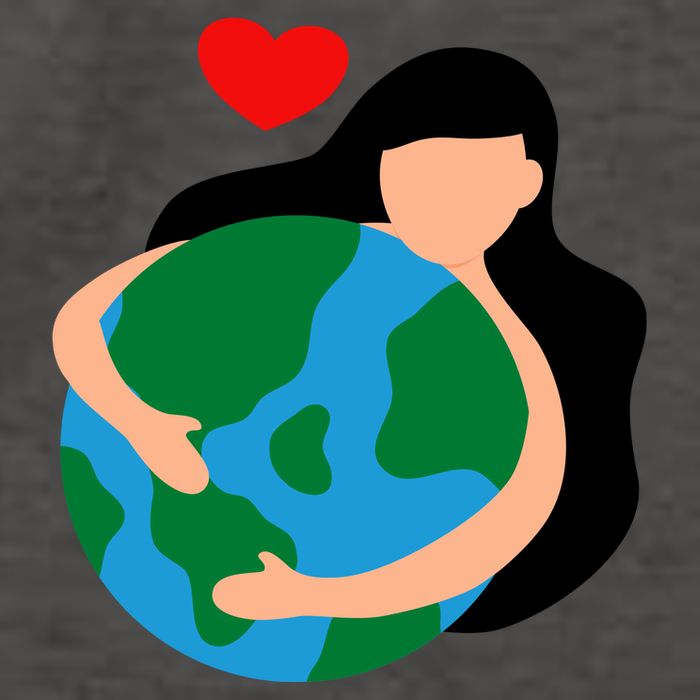 Mother Nature Earth Day Save Our Planet Vector Backpack