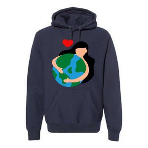 Mother Nature Earth Day Save Our Planet Premium Hoodie