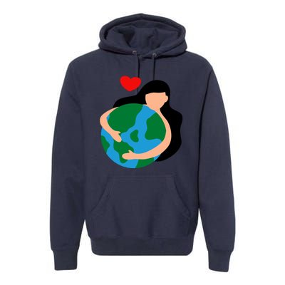 Mother Nature Earth Day Save Our Planet Premium Hoodie