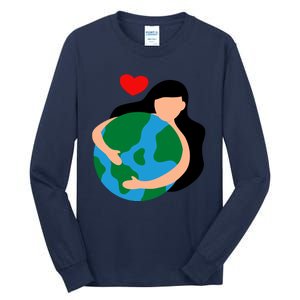 Mother Nature Earth Day Save Our Planet Tall Long Sleeve T-Shirt