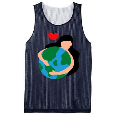 Mother Nature Earth Day Save Our Planet Mesh Reversible Basketball Jersey Tank