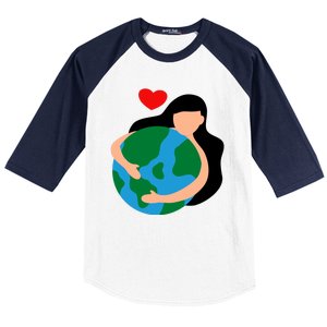 Mother Nature Earth Day Save Our Planet Baseball Sleeve Shirt