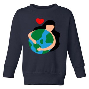 Mother Nature Earth Day Save Our Planet Toddler Sweatshirt