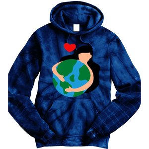 Mother Nature Earth Day Save Our Planet Tie Dye Hoodie