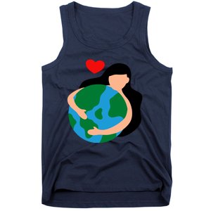 Mother Nature Earth Day Save Our Planet Tank Top