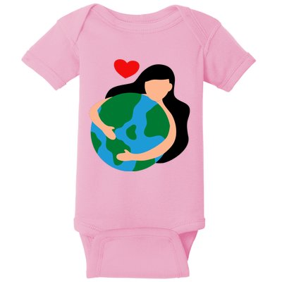 Mother Nature Earth Day Save Our Planet Baby Bodysuit