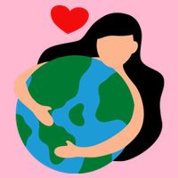 Mother Nature Earth Day Save Our Planet Baby Bodysuit