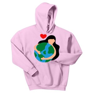 Mother Nature Earth Day Save Our Planet Kids Hoodie