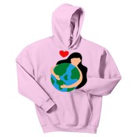 Mother Nature Earth Day Save Our Planet Kids Hoodie