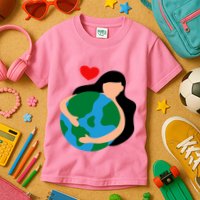 Mother Nature Earth Day Save Our Planet Kids T-Shirt