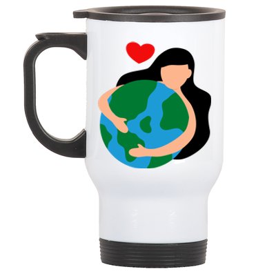 Mother Nature Earth Day Save Our Planet Stainless Steel Travel Mug