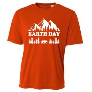 Mountain Nature Earth Day Gift Cooling Performance Crew T-Shirt