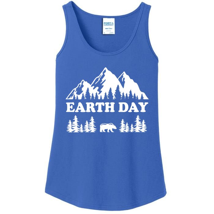 Mountain Nature Earth Day Gift Ladies Essential Tank