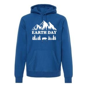 Mountain Nature Earth Day Gift Premium Hoodie