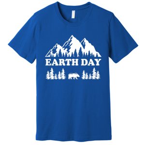 Mountain Nature Earth Day Gift Premium T-Shirt