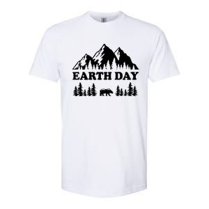 Mountain Nature Earth Day Gift Softstyle CVC T-Shirt