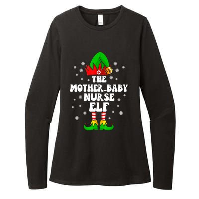 Mother Nurse Elf Nursing Christmas Costume Gift Womens CVC Long Sleeve Shirt