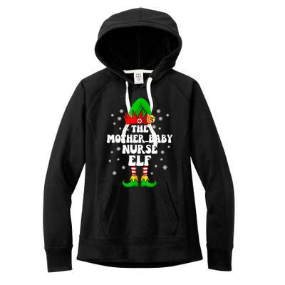 Mother Nurse Elf Nursing Christmas Costume Gift Women's Fleece Hoodie