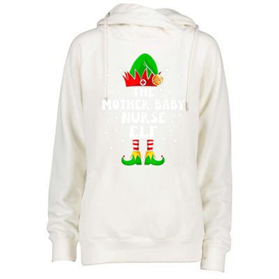 Mother Nurse Elf Nursing Christmas Costume Gift Womens Funnel Neck Pullover Hood