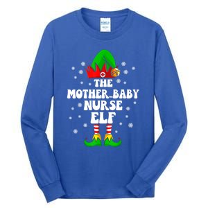 Mother Nurse Elf Nursing Christmas Costume Gift Tall Long Sleeve T-Shirt