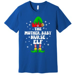 Mother Nurse Elf Nursing Christmas Costume Gift Premium T-Shirt