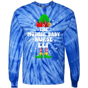 Mother Nurse Elf Nursing Christmas Costume Gift Tie-Dye Long Sleeve Shirt