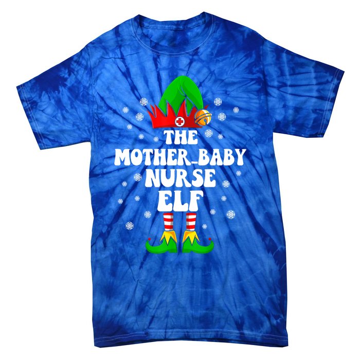 Mother Nurse Elf Nursing Christmas Costume Gift Tie-Dye T-Shirt