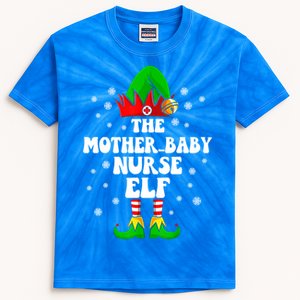 Mother Nurse Elf Nursing Christmas Costume Gift Kids Tie-Dye T-Shirt