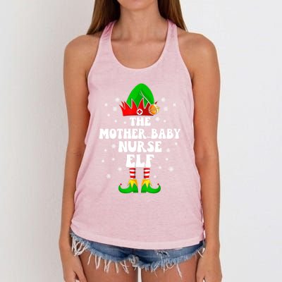 Mother Nurse Elf Nursing Christmas Costume Gift Women's Knotted Racerback Tank