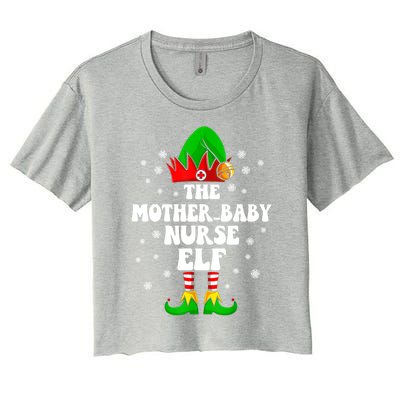 Mother Nurse Elf Nursing Christmas Costume Gift Women's Crop Top Tee