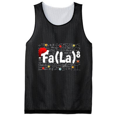 Musical Note Fa (La)8 Santa Hat Music Teacher Christmas Mesh Reversible Basketball Jersey Tank