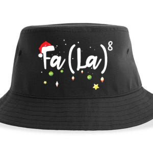 Musical Note Fa La8 Santa Hat Music Teacher Christmas Sustainable Bucket Hat