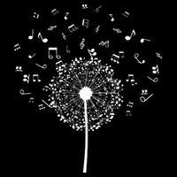 Music Notes  Flower Cooling Performance Long Sleeve Crew